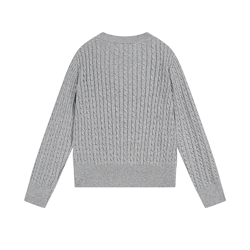 Style number: 2501 P200 Polo Ralph Lauren sweater Pony embroidered cable style single-breasted long-sleeved knit Color: White Pink Black Navy Gray Size: S (90-100) m (110-120) L (130-140) xL (150-160)